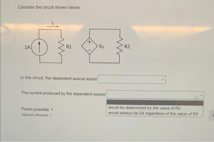 Solved Consider the circuit shown below. In this circuit, | Chegg.com