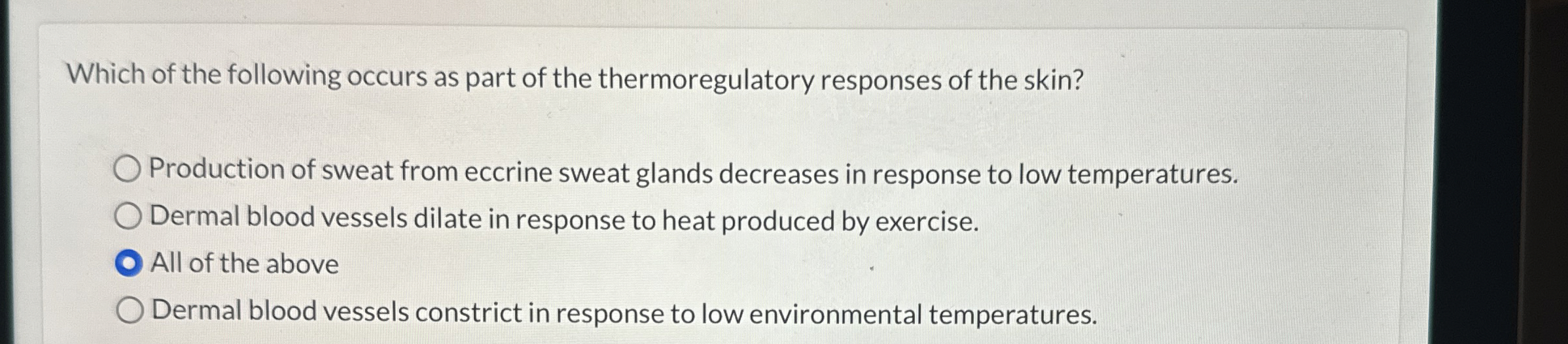 Solved Which of the following occurs as part of the | Chegg.com