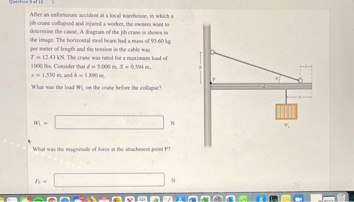 Solved Question 9 of 10 After an unfortunate accident at a | Chegg.com