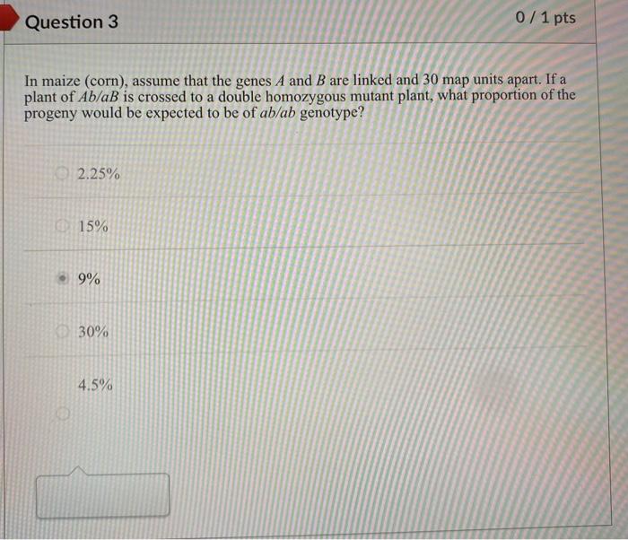 Solved A genetic map shows which of the following? the | Chegg.com