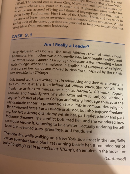 What Role Did Self-Awareness Play In Sally Helgesens Story Of Leadership