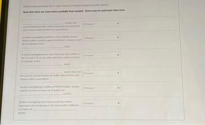 Solved Differentiate between the 2 main classes of | Chegg.com