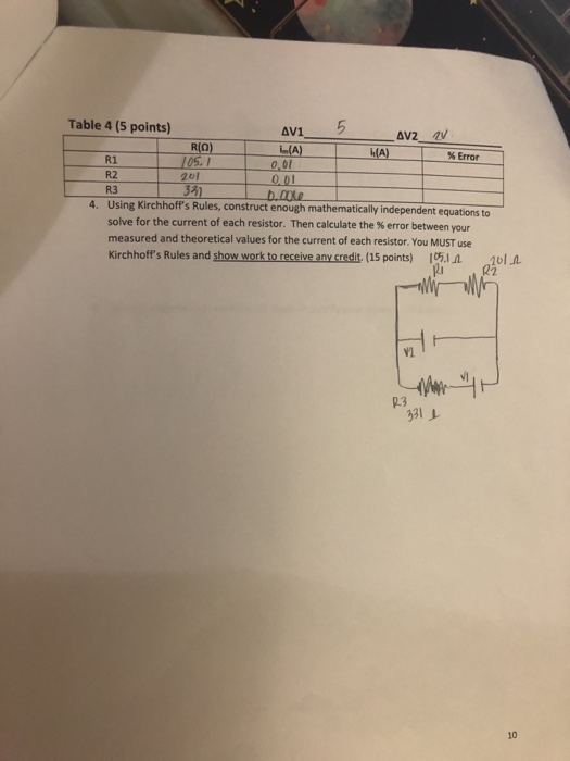 Solved R4 R3 R2 ab 2 361 (98.92 R1 etup #4 a 105. I R1 | Chegg.com