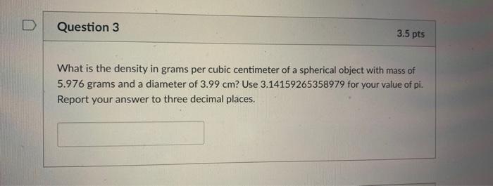 Grams per clearance cm