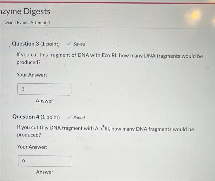 Solved Researchers Often Use Enzymes That Cut Dna At 2078