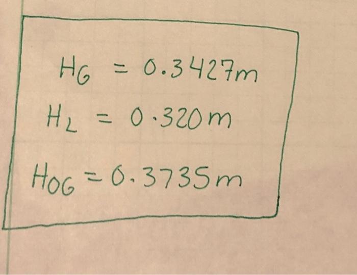 M6-11. Experimental Value of Hog. Using the | Chegg.com