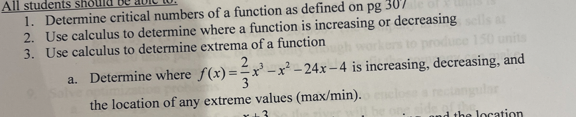 Solved Determine critical numbers of a function as defined | Chegg.com