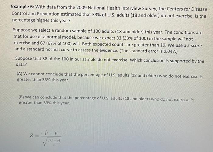 Solved With Data From The 2009 National Health Interview Chegg Com   Image