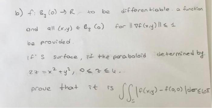 Solved Differentiable. A Function B) F: B₂ (0) R To Be And | Chegg.com ...