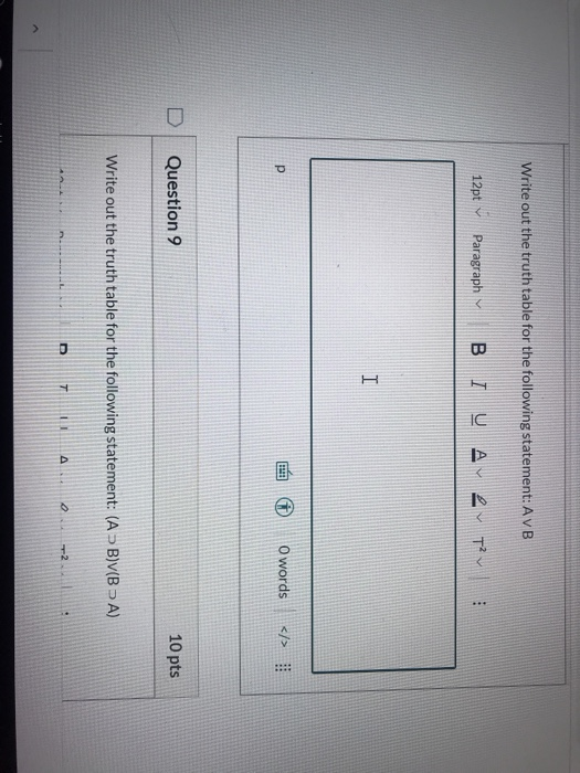 Truth table examples and answers picture