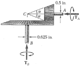 Solved In the bevel-gear system shown, α = 18.43°. | Chegg.com