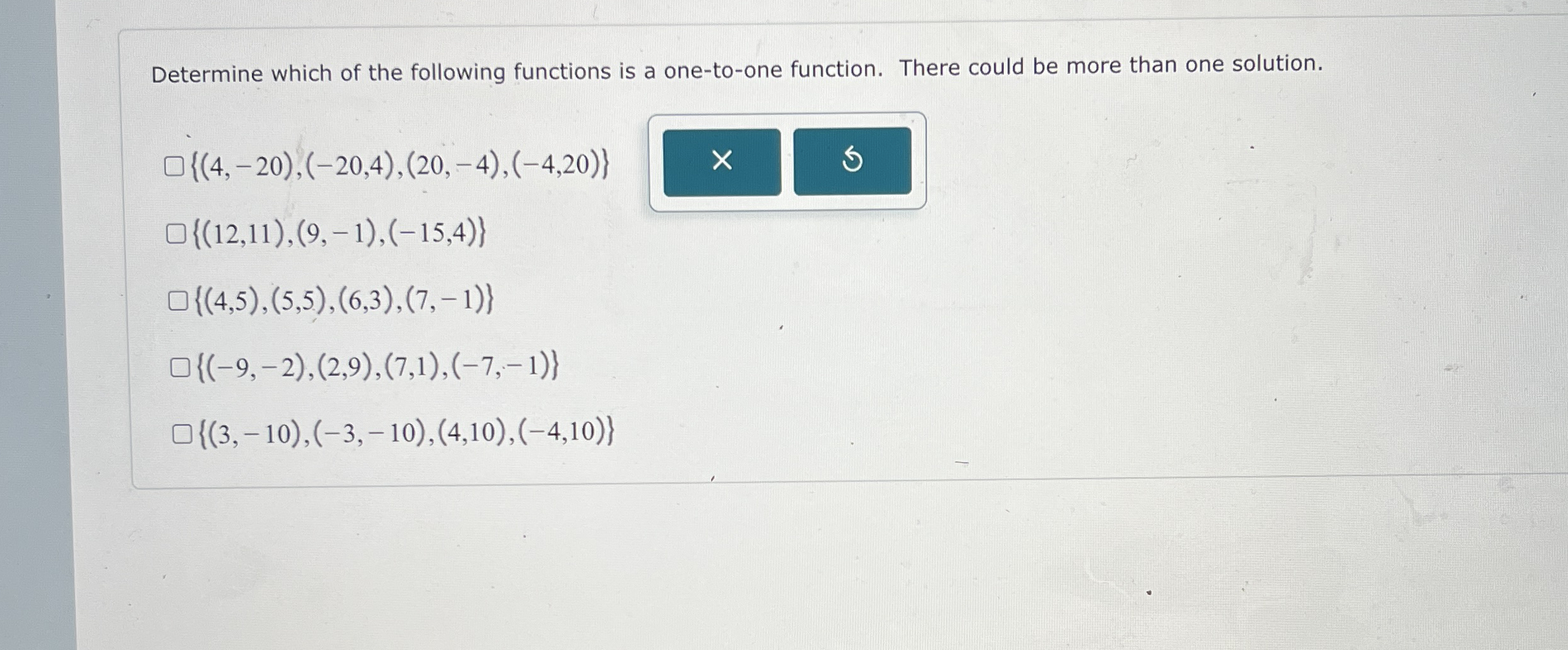 Solved Determine which of the following functions is a | Chegg.com