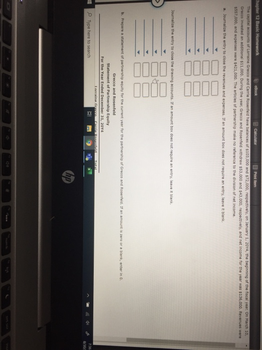 Solved Chapter 12 Basic Homework eBook Calculator Print Item | Chegg.com
