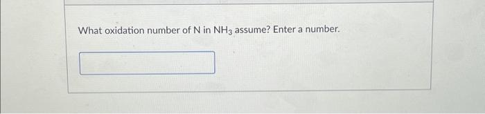 nh2oh me n ka oxidation number