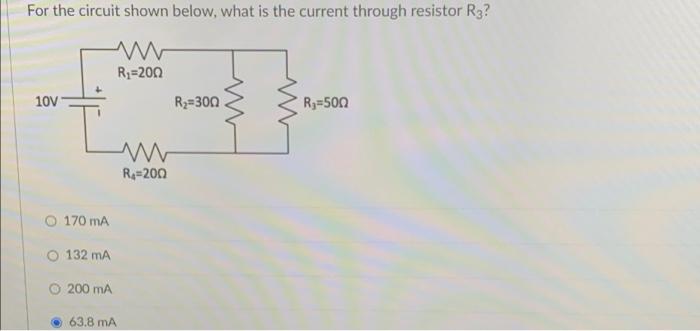 Solved Four Resistors Are Connected Together, As Shown | Chegg.com