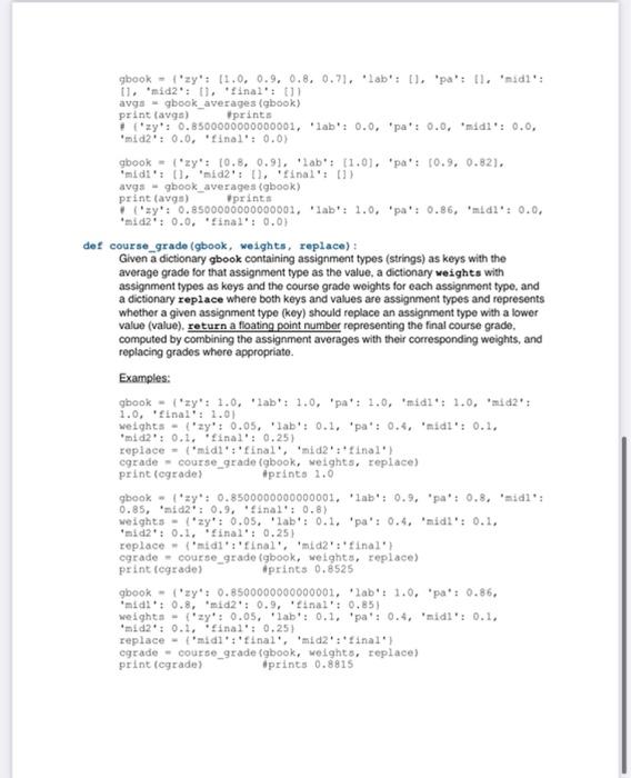 Solved General Restrictions Any function which violates any | Chegg.com