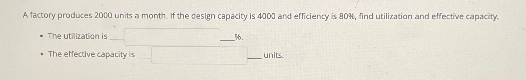 Solved A factory produces 2000 ﻿units a month. If the design | Chegg.com