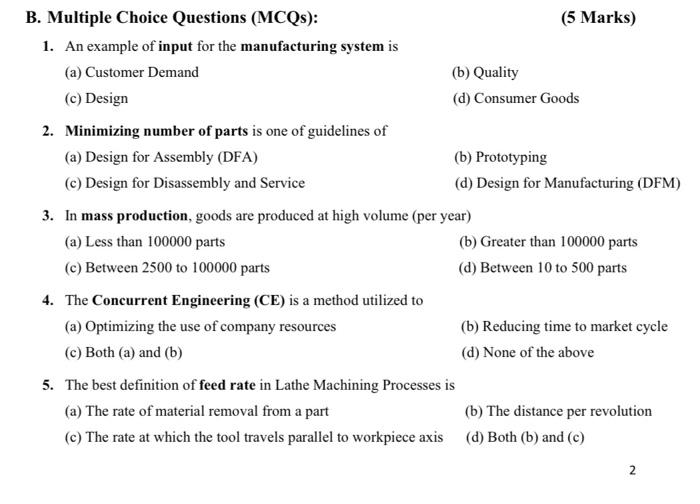 Automobile Engineering MCQ (Multiple Choice Questions) - Sanfoundry