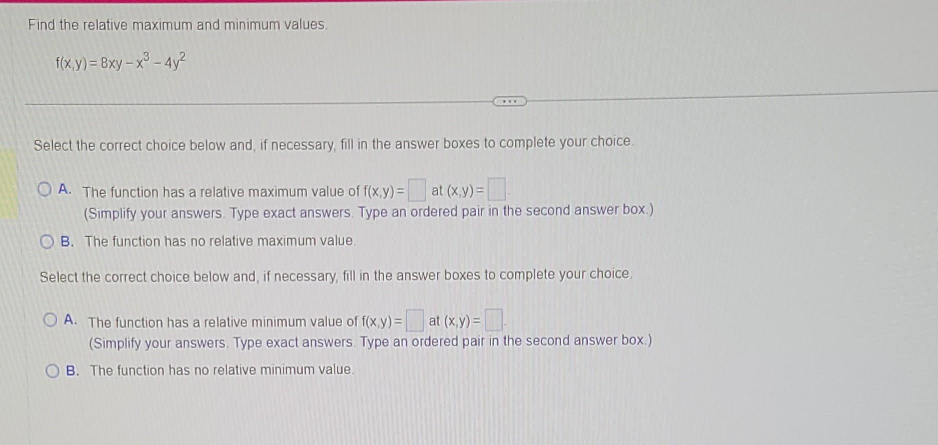 solved-find-the-relative-maximum-and-minimum-values-chegg