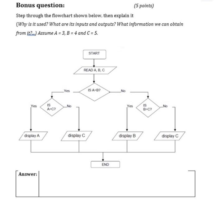 Solved Part 1: Flowcharts [20 points) A flowchart is simply | Chegg.com