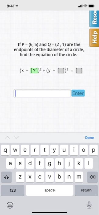 Solved 8 41 4 Resot Help If P 6 5 And Q 2 1 Are Chegg Com