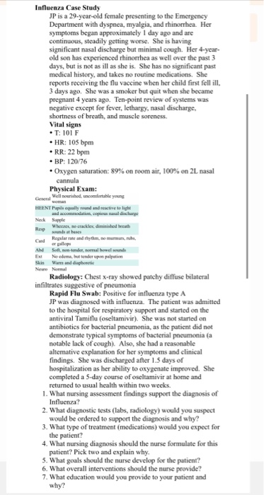 Influenza case study pdf image