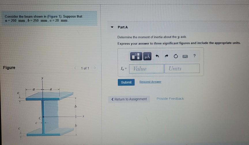 Solved Consider the beam shown in (Figure 1). Suppose that | Chegg.com