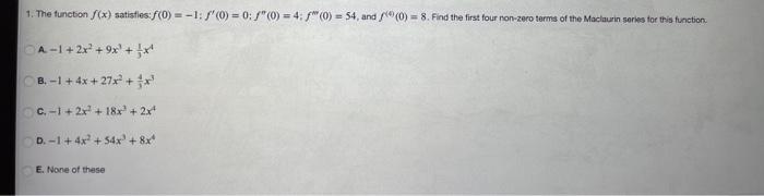 Solved 1 Point Consider The Power Series E X 11 N Chegg Com