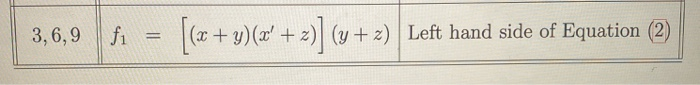 Solved Xy Yz X Z Xy X Z X Y Y 2 X 2 X