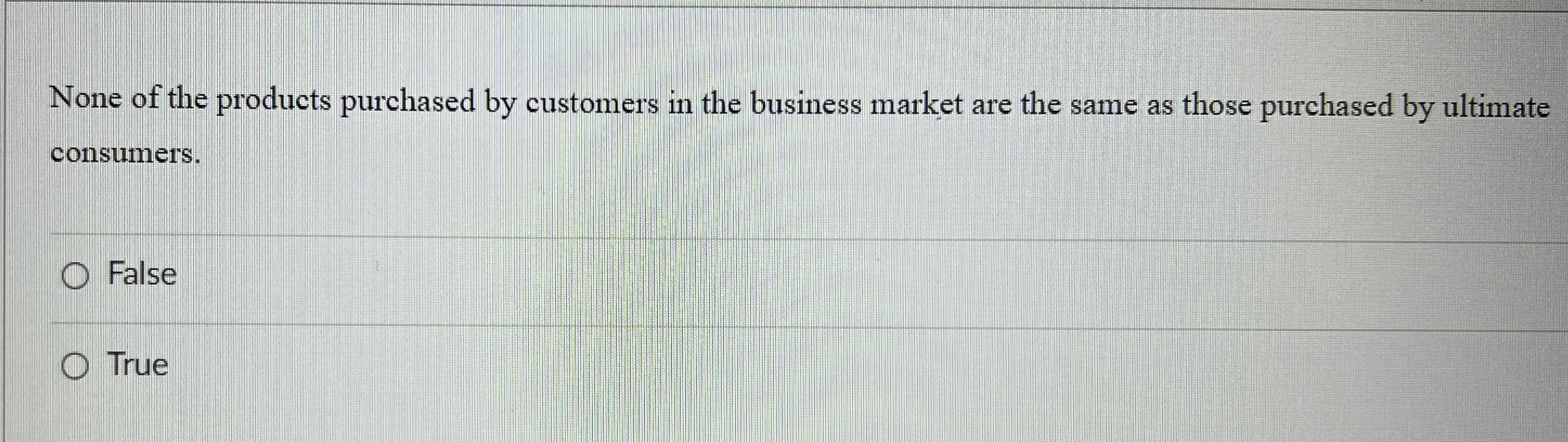 Solved None of the products purchased by customers in the | Chegg.com