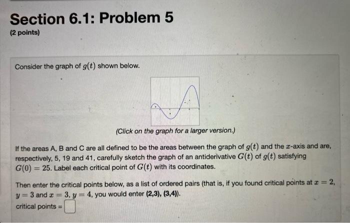Solved Section 6.1: Problem 5 (2 points) Consider the graph | Chegg.com