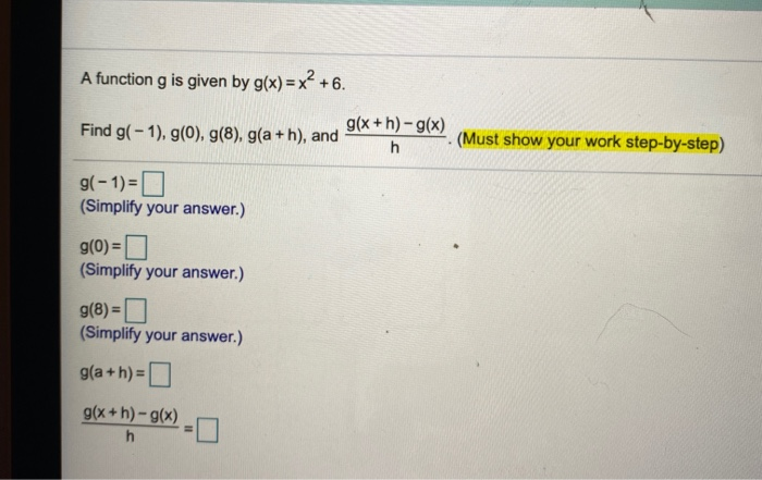 solved-a-function-g-is-given-by-g-x-x-6-find-g-1-chegg