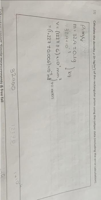 solved-2-calculate-the-density-p-in-kg-m-of-the-recta