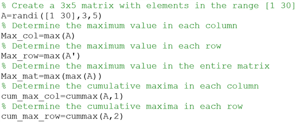 Solved Create a 3 5 matrix. Perform each of the following