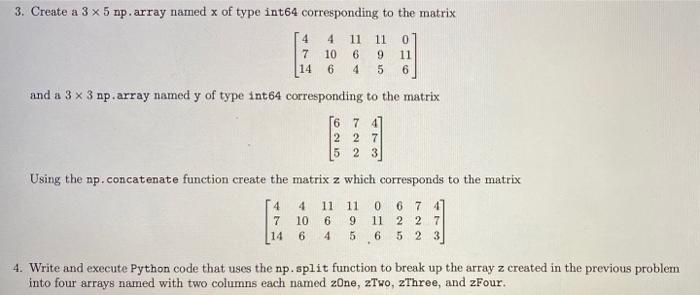 Solved Please answer all parts of #3 and also #4 (#4 relates | Chegg.com