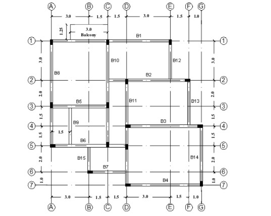 The Figure Below Shows The Structural Plan Of A Ty 