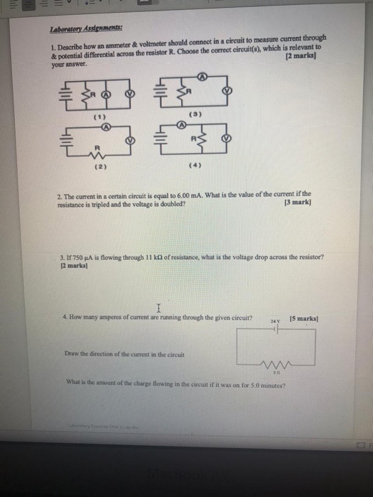 Solved Gol The purpose of this experiment is to verify Ohm's | Chegg.com