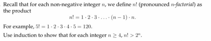Solved Recall that for each non-negative integer n, we | Chegg.com