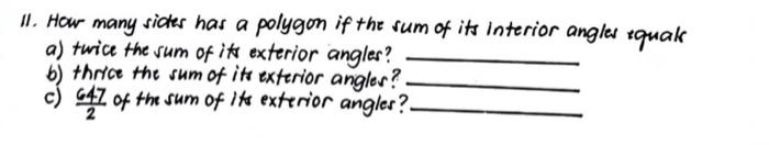 sum of angles of a polygon with 5 sides