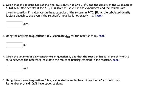 Solved 1. Table 1 shows the temperature-time data that were | Chegg.com