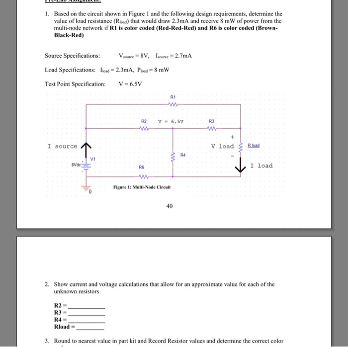 Solved Based on the circuit shown in Figure 1 and the | Chegg.com
