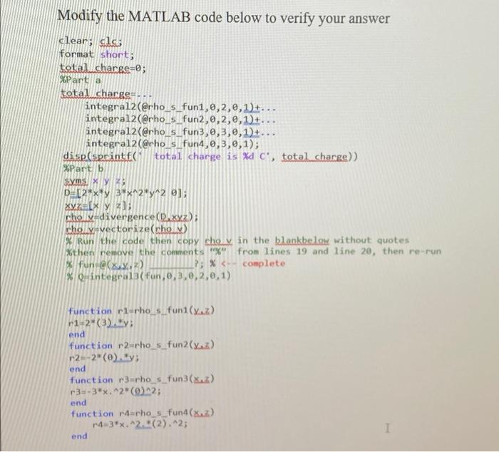 Solved complete the matlab code complete the matlab code | Chegg.com
