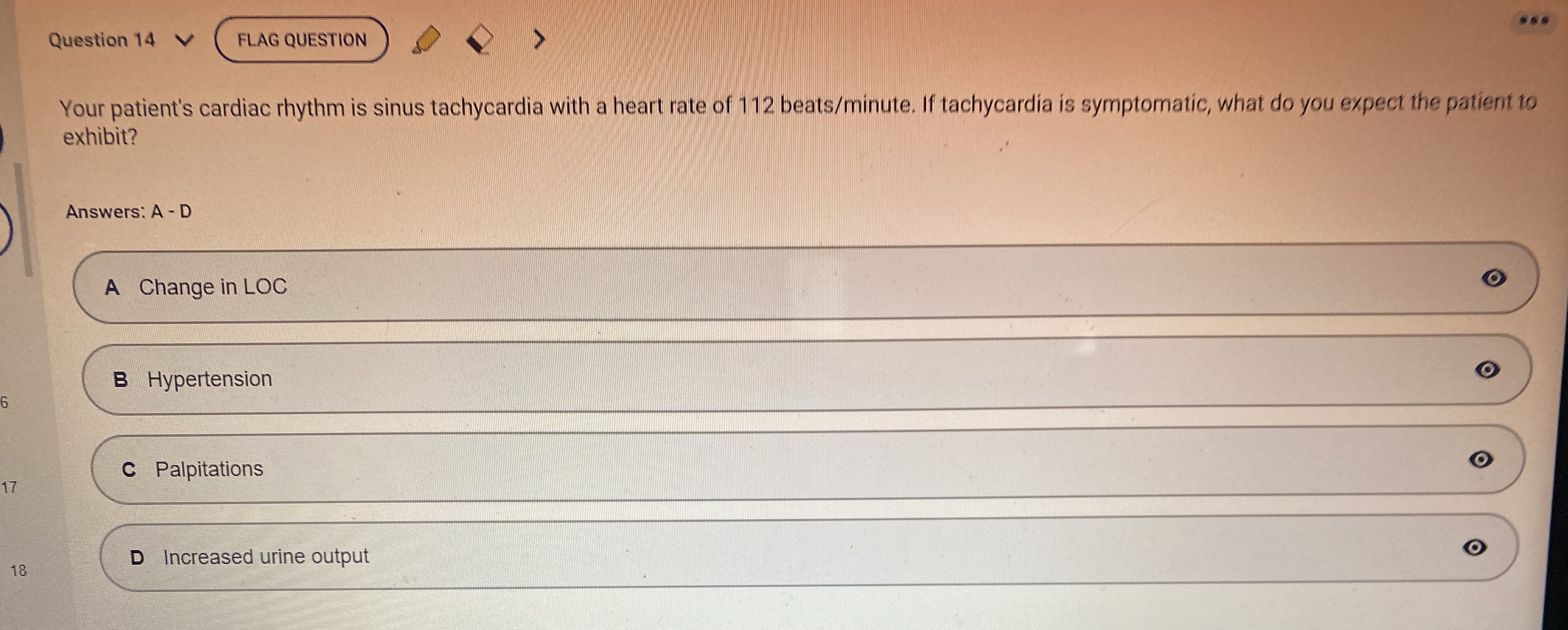 Solved Question 14Your patient's cardiac rhythm is sinus