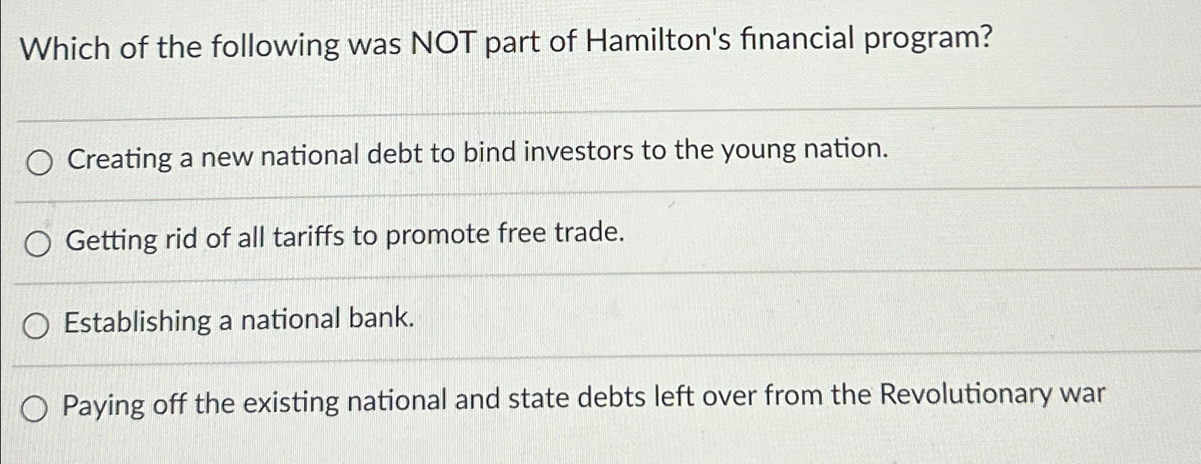 Hamilton's financial online program