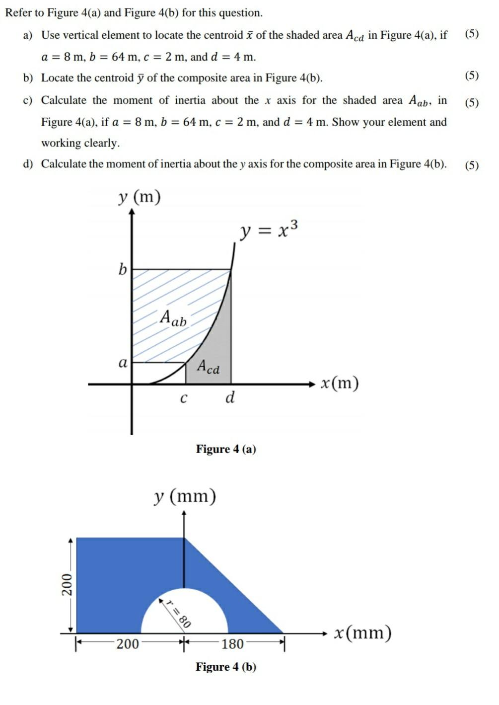 Solved (5) (5) Refer to Figure 4(a) and Figure 4(b) for this | Chegg.com