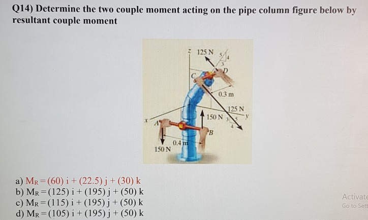 Solved Q10) The Lever ABC Is Pin Supported At A And | Chegg.com