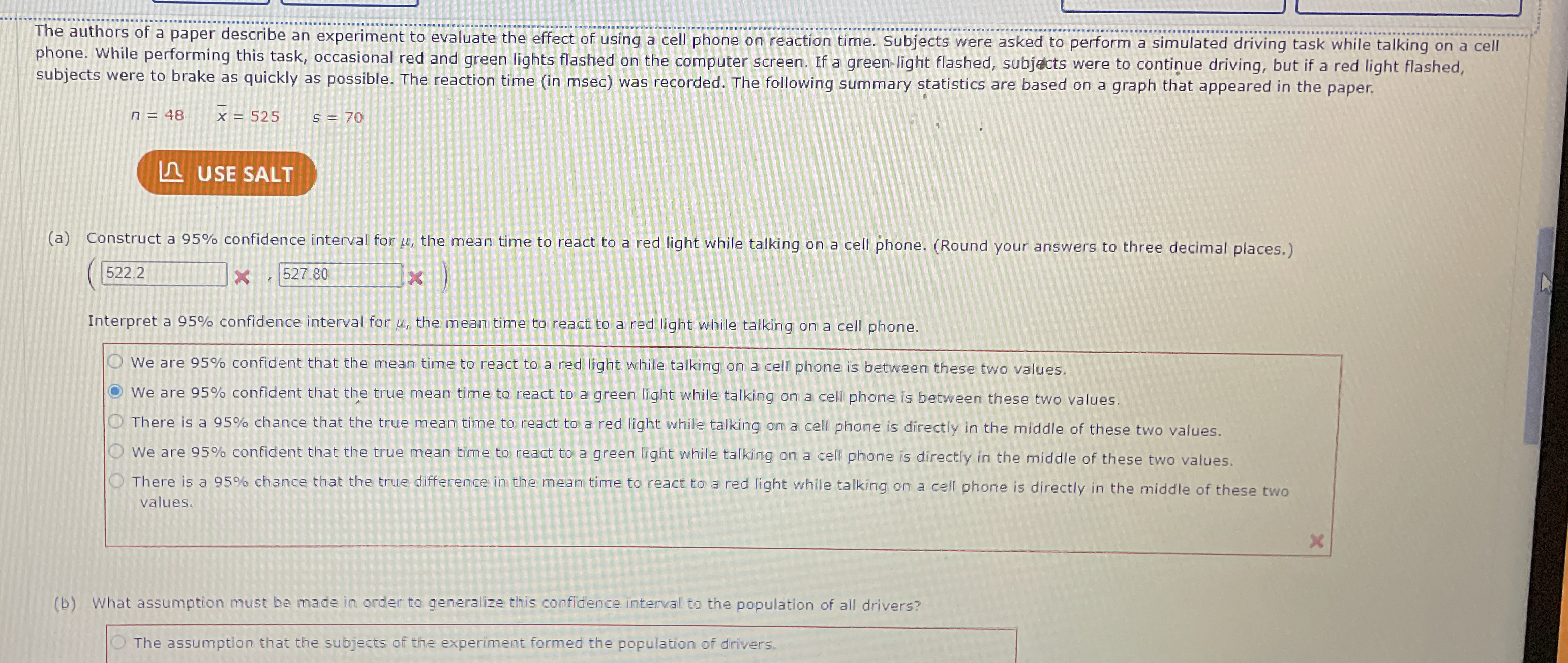 Solved The authors of a paper describe an experiment to | Chegg.com