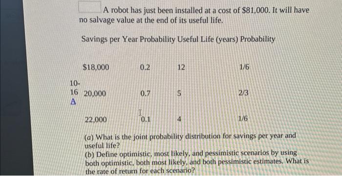 solved-a-robot-has-just-been-installed-at-a-cost-of-81-000-chegg