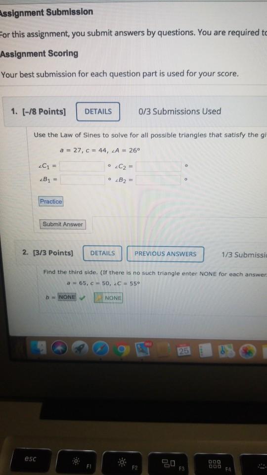 Solved Assignment Submission For this assignment, you submit | Chegg.com