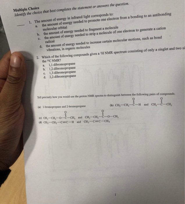 Solved Multiple Choice Identify the choice that best | Chegg.com